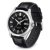 Чоловічий годинник Casio MTS-100L-1A з сапфіровим склом та шкіряним ремінцем