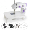 Портативная швейная машинка Mini Sewing SM202A с столом 4 в 1 адаптером 220В и педалью