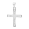 Серебряный крестик CatalogSilver с фианитами, емаллю (2192961)