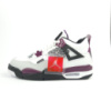 Air Jordan 4 Retro PSG Paris Saint Germain Білі з сірим та бузковим