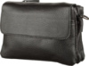 Чоловіча сумка 711038 шкіряна, Чорна