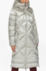 Куртка женская зимняя длинная с капюшоном - 51675 цвет сандал