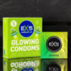 Презервативи EXS Glowing №3 флуоресцентні веганські для нічних ігор і романтичних вечорів