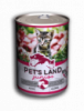 Влажный корм для маленьких котов Pet's Land 415 г (со вкусом говядины и баранины)