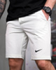 Летние городские шорты  Nike white 4 ПП7523