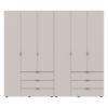 Комплект шкафов для одежды Doros Гелар (2 шт.) 232,4х49,5х203,4 см Кашемир (DRS-011241)
