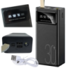 Повербанк Power Bank мощный с емкостью 30000 mAh с фонариком