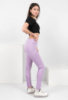Жіночі фіолетові спортивні лосини батал
