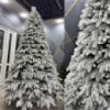 Норвезька 2,30 м — засніжена лита штучна ялинка, дуже густа та пишна, реалістична як жива, сертифікована, Україн