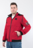 Чоловіча червона куртка батал