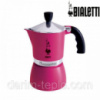 Гейзерная кофеварка Bialetti Fiammetta на 3 чашки (фуксия)