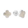 Серебряные серьги CatalogSilver с натуральным перламутром (60002205)