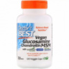 Вегетарианский Глюкозамин Хондроитин и МСМ, Glucosamine Chondroitin MSM, Doctor's Best, 120 капсул