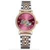 Жіночий механічний годинник Awarder 047 Silver-Gold-Pink з автопідзаводом та рожевим циферблатом