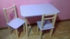 Детский столик один стульчик ширина 60*40 высота 50 см стола (от производителя Украина)