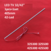 LED підсвітка TV 32-42« 1(42)V 405mm 42led 32S300 32S500 42S300 42S500 JS-LB-S-JP32E9-145A20A 1шт.