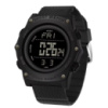 Тактичний годинник Sanda 2159 All Black з електронним циферблатом та захистом 5 ATM