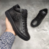Ботинки Зимние кожаные мужские UNDER ARMOUR Black Lather! Брендовые мужские ботинки! Натуральная КОЖА+МЕХ!