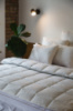 Ковдра Ecotton Ecofill Premium 140х205 см полуторна антиалергенна з біопухом біла в чохлі для зберігання