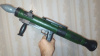 Дитячий Гранатомет 53 см, стріляє гранатами 3 шт-16 см, звук