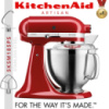 Миксер планетарный настольный KitchenAid Artisan 5KSM185PSEER чаша 4.8л, с двумя чашами, красный