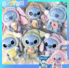 М'яка іграшка-брелок сюрприз Stitch Eat Something Before Sleep / Іграшка Стич брелок сюрприз у корбці.( 249-1)