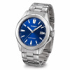 Чоловічий годинник Casio MTP-1215A-2A2 з синім циферблатом та сталевим браслетом