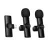 Бездротова мікрофонна система BOROFONE BFK16A Winner dual-mic (Lightning) Black (6941991126505)