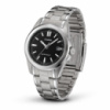 Жіночий годинник Casio LTP-1215A-1A2 класичний сталевий з чорним циферблатом