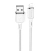 Кабель Айфона Borofone BX90 Cyber USB to Lightning (1m), White - купити в SmartEra.ua