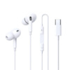Навушники дротові REMAX Wired Earphones for Music and Call  RM-575/a/i  (Type-C) White (6954851234708)