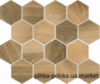 Mozaika Prasowana Wood Natural Mix Heksagon Mat Paradyz 22х25,5 Парадиж Мозаїка Вуд Натурал Мікс Гексагон Мат