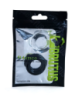 BRUTUS ELASTICO Cockrings Black + Clear