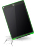 Электронная доска-планшет для рисования 7829 8,5 дюймов зеленая