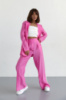 Жіночий костюм жіночий у стилі кежуал — рожевий колір, S (є розміри)