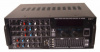 Усилитель UKC AV-2009A FM SD USB AUX Караоке 6xМикрофонов 8-канальный
