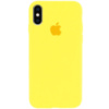 Чохол для Apple iPhone XS Max (6.5«») - Silicone Case Full Protective (AA) Жовтий / Yellow - купити в SmartEra.ua