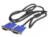 Кабель відео VGA 3+5 М/М ЧОРНИЙ (3 м)