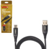 Кабель  VOIN CC-4202C BK USB - Type C 3А, 2m, black (быстрая зарядка/передача данных)