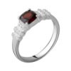 Срібне кільце SilverBreeze з натуральним гранатом 1.474ct (2062769) 18.5 розмір