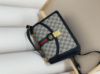 Сумка Gucci Ophidia Web Small Top Handle Bag  чорно-сірий