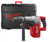 Перфоратор акумуляторний безщітковий SDS-MAX MILWAUKEE, M18 CHM-0, 6Дж (каркас, бічна рукоять, обмежувач глибини, кейс)