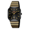 Чоловічий годинник Skmei 9361BKGD Black-Gold з металевим браслетом та відображенням дати