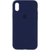 Чохол Silicone Case Full Protective (AA) для Apple iPhone X / XS (Синій / Deep navy) - купити в SmartEra.ua