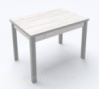 Стол обеденный раскладной Fusion furniture Марсель 1100 Серый/Аляска WL