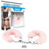 Наручники Fluffy Hand Cuffs з хутром для ігор і БДСМ рожеві комфортні фіксатори для зап'ястків