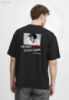 Футболка з мерчем чорна - 58-166