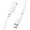 Кабель HOCO X93 Type-C to Type-C 100W, 1m, TPE, TPE connectors, White (6931474790712)