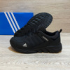 Шкіряні кросівки  Adidas ( чорні )