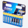 Щелочные батарейки AAA High Power Alkaline A-Force  8 шт